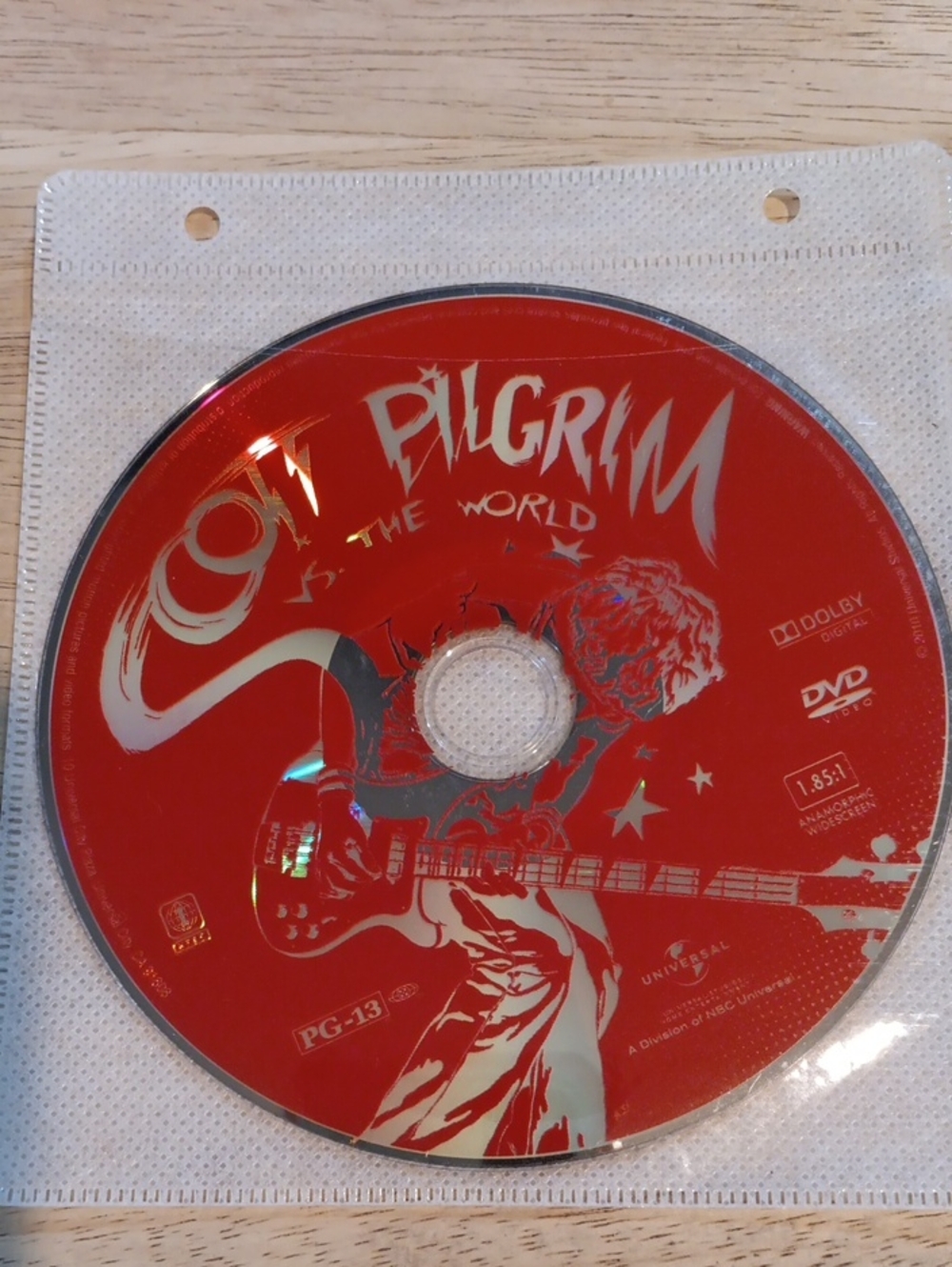 Scott Pilgrim vs. the World DVD *NO CASE*